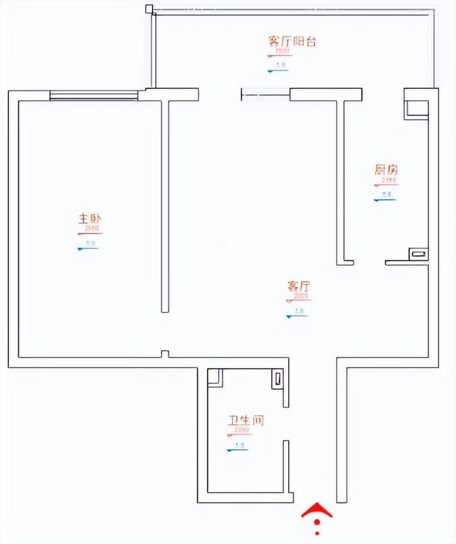就行！阳台一分为二效果意想不到的好pg电子中国70㎡小房子舒适够住(图4)