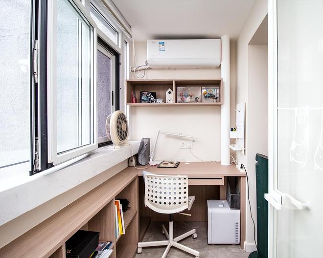 就行！阳台一分为二效果意想不到的好pg电子中国70㎡小房子舒适够住(图11)